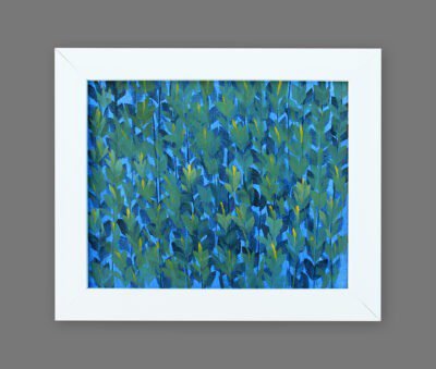 Abstract leaves painting